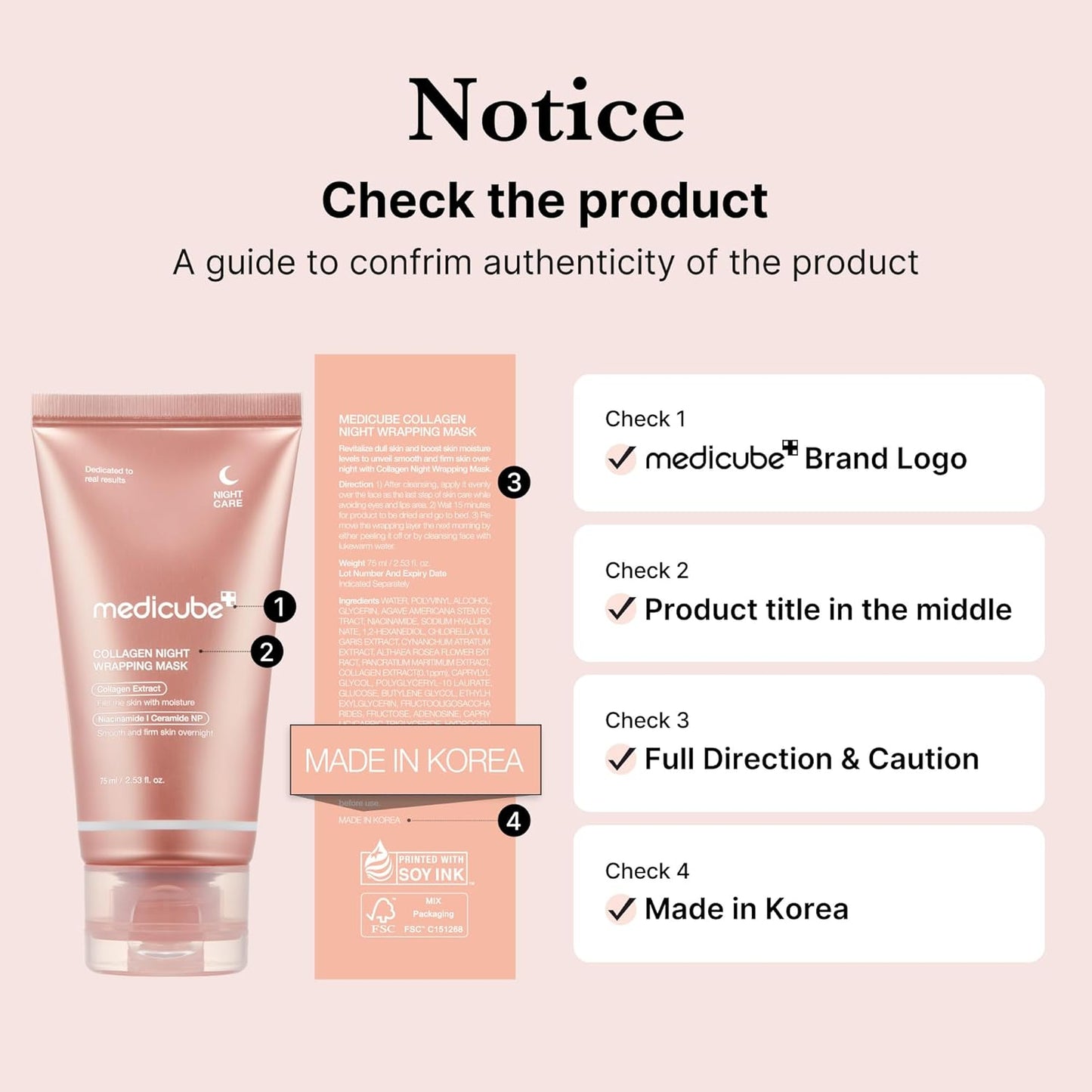 Collagen Night Wrapping Peel off Facial Mask with Jelly Brush