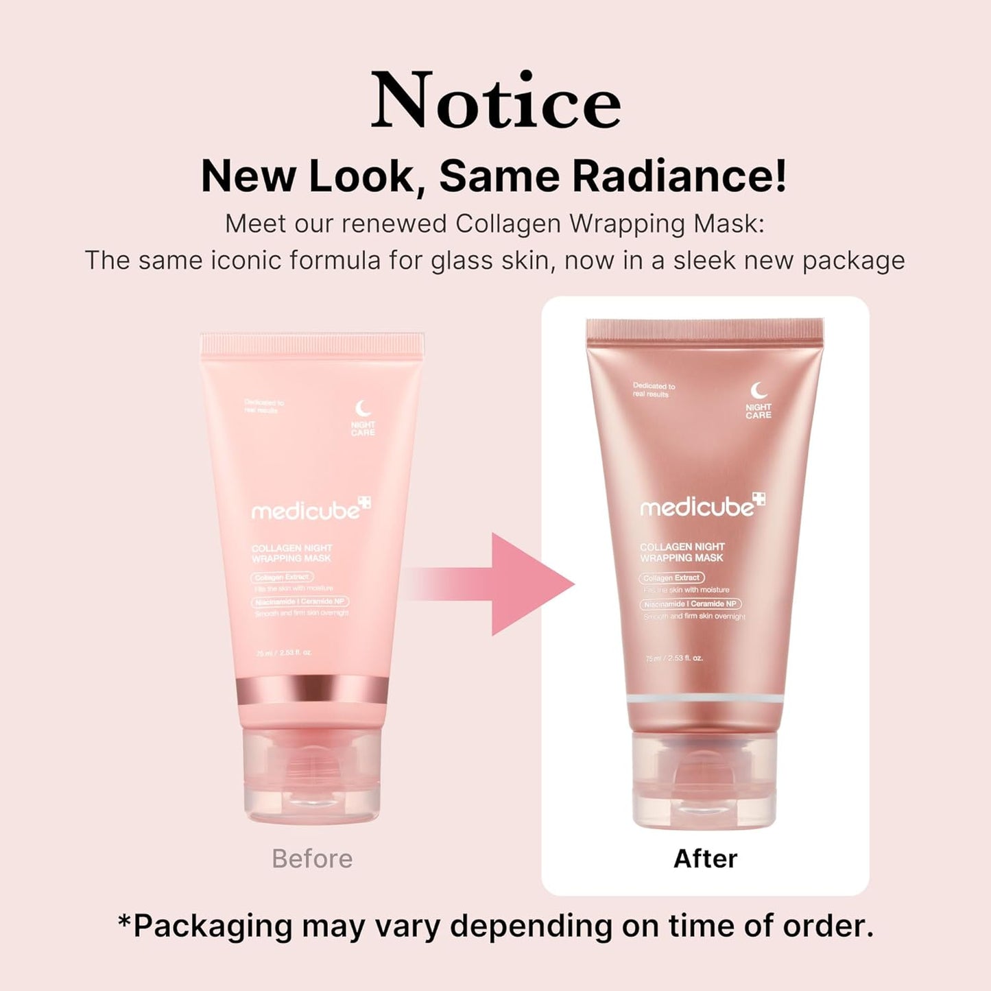Collagen Night Wrapping Peel off Facial Mask with Jelly Brush