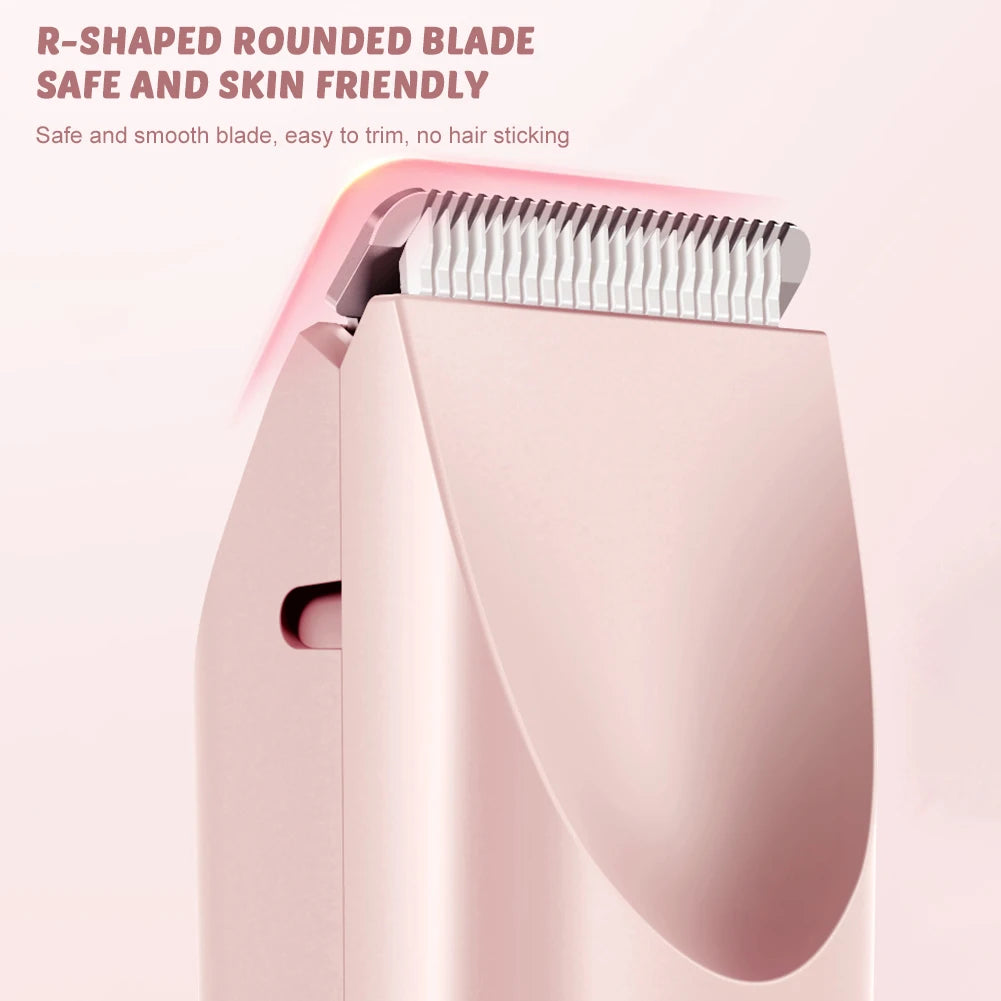 Shavers for intimate areas of the body