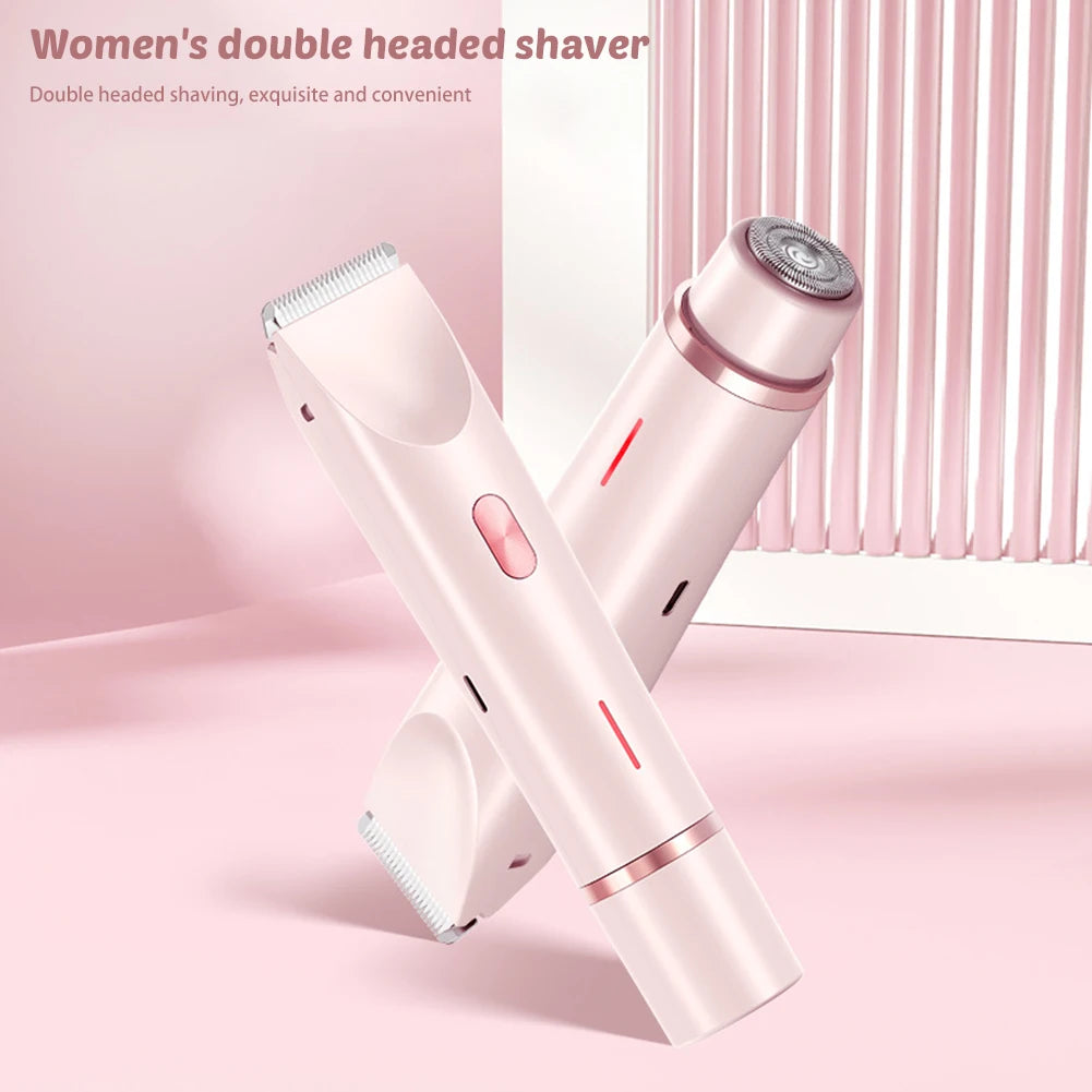 Shavers for intimate areas of the body