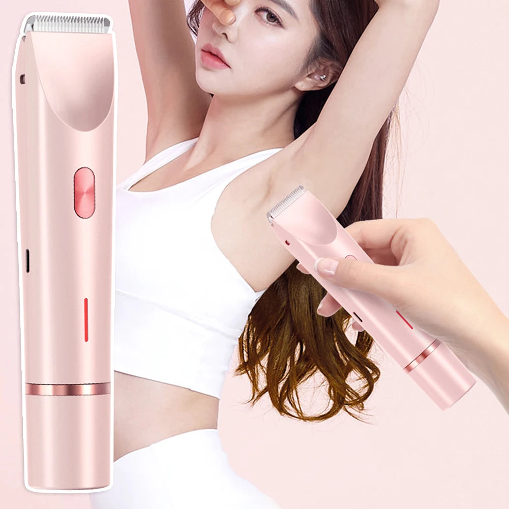 Shavers for intimate areas of the body