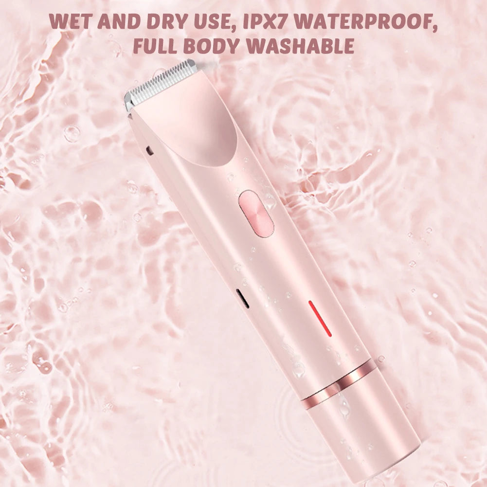 Shavers for intimate areas of the body