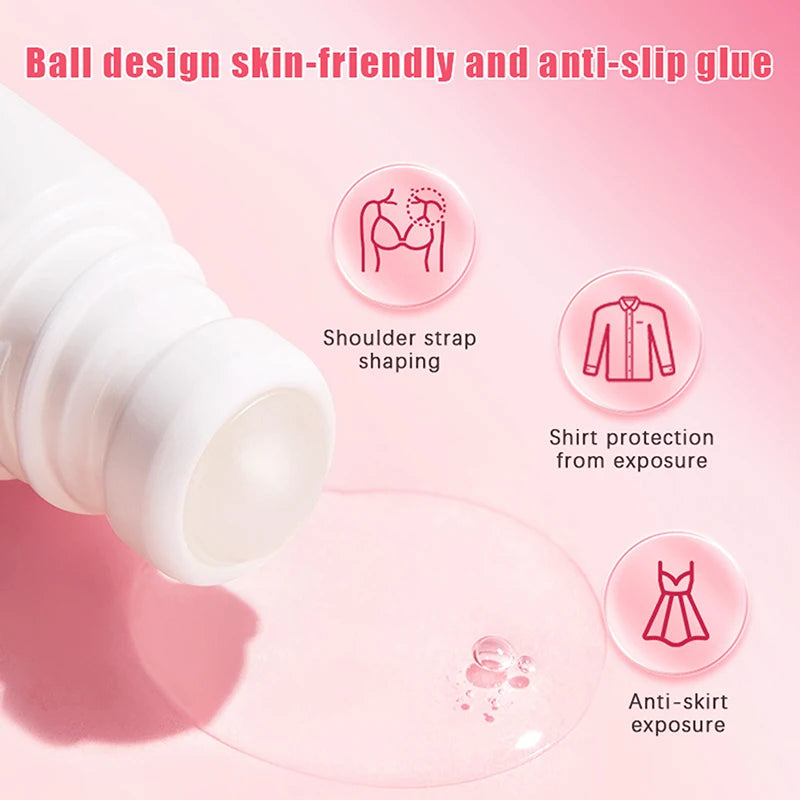 Clothing to skin adhesive