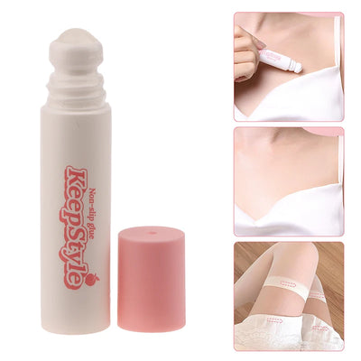Clothing to skin adhesive