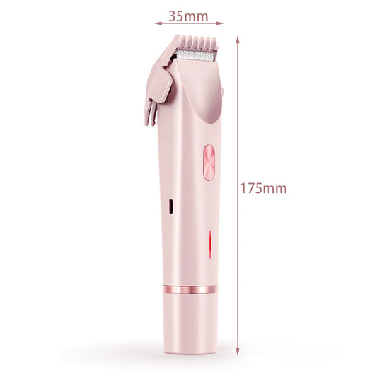Shavers for intimate areas of the body